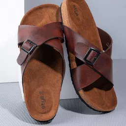Styli Men Solid X Band Sandals-picture-19