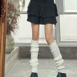 Stylecast X KPOP Pure Cotton Tiered Above Knee Skirt-picture-35