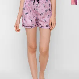 NOIRA Women Set 2 Printed Lounge Shorts-picture-14