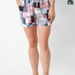 NOIRA Women 2 Printed Lounge Shorts-picture-37