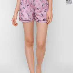 NOIRA Women 2 Printed Lounge Shorts-picture-15