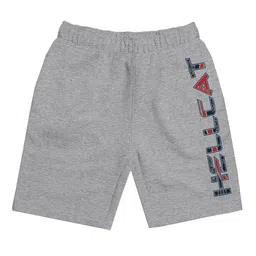 HELLCAT Girls Typography Printed Mid Rise Knitted Cotton Shorts-image-33