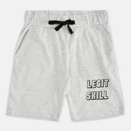 Pantaloons Junior Boys Grey Melange Shorts-picture-39