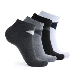 BAESD Unisex Pack Of 5 Patterned Ankle-Length Socks-image-60