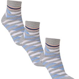 Dollar Socks Men Pack Of 3 Patterned Cotton Ankle-Length Socks-picture-31