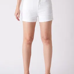 Globus Women Slim Fit Denim Shorts-image-46