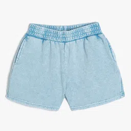 Koton Girls Mid-Rise Denim Shorts-picture-18