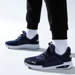 Puma Unisex Navy Blue Softride Enzo Evo Running Shoes-picture-42
