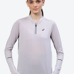 ASICS Metarun 1/2 Zip LS Brand Logo Printed Sports T-shirt-picture-35