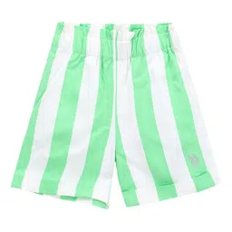 U.S. Polo Assn. Kids Girls Striped Regular Shorts-image-16