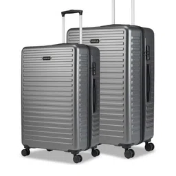 Assembly Set Of 2 Textured Hard Medium-Sized Large-Sized Trolley Bags 60L 85L-picture-37
