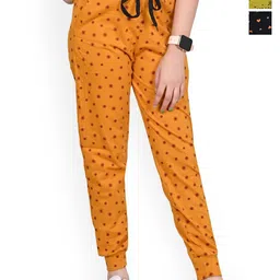 BAESD Girls Pack Of 3 Printed Mid-Rise Pure Cotton Joggers Track Pants-picture-24