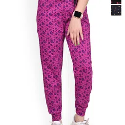 BAESD Girls Floral Printed Pack Of 3 Cotton Joggers-picture-44