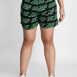 Dream of Glory Inc Women Black Printed Outdoor Shorts-picture-33