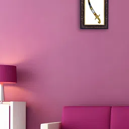 Hawai Black & Gold Toned Victory Sword Wooden Rectangular Wall Photo Frame image 1