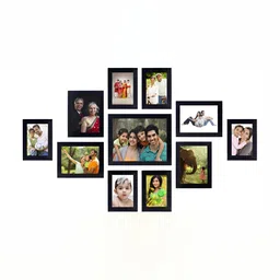 Stuthi Arts Black 8 to 12 Pieces Glass Wall Photo Frames-picture-18