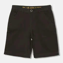 Blue Giraffe Boys Regular Fit Pure Cotton Shorts-picture-13