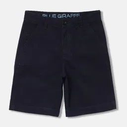 Blue Giraffe Boys Regular Fit Pure Cotton Shorts-picture-34