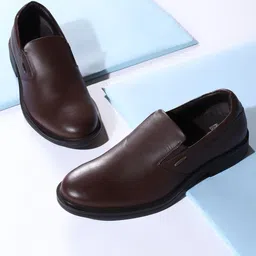Red Chief Men Leather Formal Slip-On Shoes-picture-26