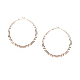 Adwitiya Collection Gold-Plated Classic Drop Earrings image 2