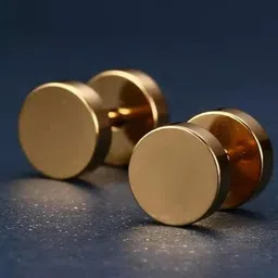 KRYSTALZ Gold-Plated Classic Studs Earrings-image-7