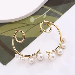 KRYSTALZ Gold-Plated Circular Drop Earrings-picture-13