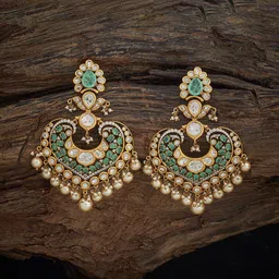 Kushal's Fashion Jewellery Geometric Drop Earrings-picture-57