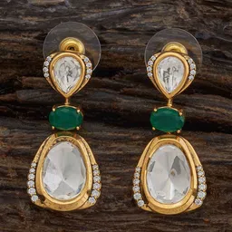 Kushal's Fashion Jewellery Geometric Drop Earrings-picture-56