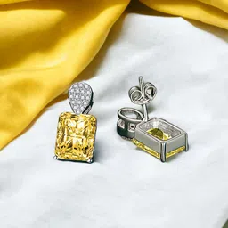 Designs & You Silver-Plated Geometric Studs Earrings-picture-22