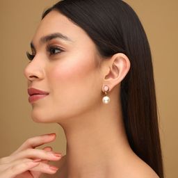 Priyaasi Gold Plated Drop Earrings-picture-26