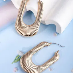 OOMPH Metal Hoop Earrings-picture-14