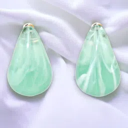 LUCKY JEWELLERY Gold-Plated Contemporary Drop Earrings-picture-19