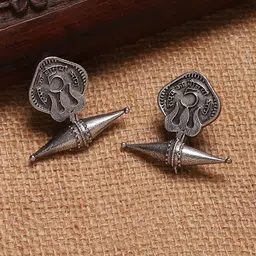 Sangria Silver Plated Drop Earrings-picture-22