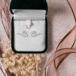 Abhooshan Silver-Plated CZ Studded Contemporary Drop Earrings-picture-14