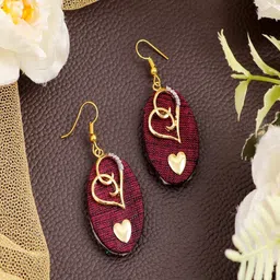 UNIVERSITY TRENDZ Gold-Plated Classic Drop Earrings-picture-37