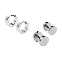 KARISHMA KREATIONS Set Of 2 Contemporary Hoop Earrings-picture-16