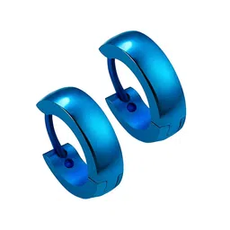 KARISHMA KREATIONS Stainless Steel Contemporary Hoop Earrings-picture-25