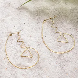 Studio One Love Contemporary Hoop Earrings image 1