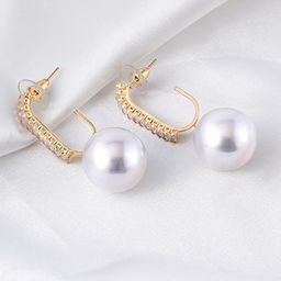 EL REGALO Gold-Plated Spherical Drop Earrings-picture-13