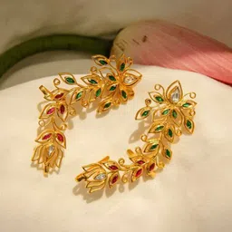Unniyarcha Contemporary Half Hoop Earrings-picture-18