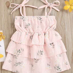 StyleCast Round neck Floral Peplum Dress-image-27