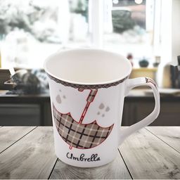 Kookee Black &White Printed Ceramic Mug 325 ML-picture-43