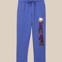 Kids Ville Girls Hello Kitty Printed Track Pants-picture-46