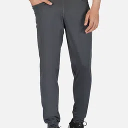 IMPERATIVE Men Grey Solid Stretchable Rapid-Dry Training & Gym Joggers image 1