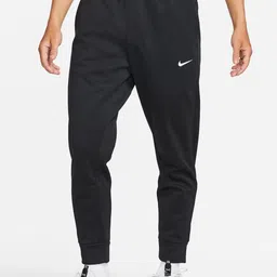 Nike Men Black Therma-FIT Trackpants image 1