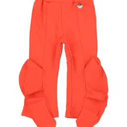 Actuel Girls Coral Solid Regular Fit Capris-image-69