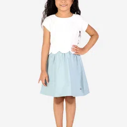 White Dahlia Girls Green Dress-image-24