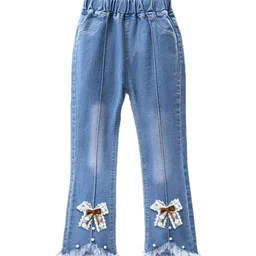StyleCast x Revolte Girls Mid-Rise Clean Look Embellished Detail Cotton Jeans-picture-53