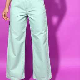 Tokyo Talkies Women Bootcut Mid-Rise Jeans-image-3