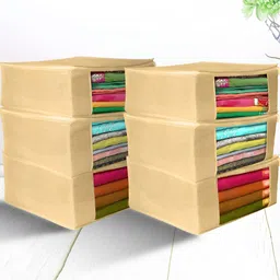 Rusabl Yellow 6 Pieces Reusable Multi-Utility Organisers image 1